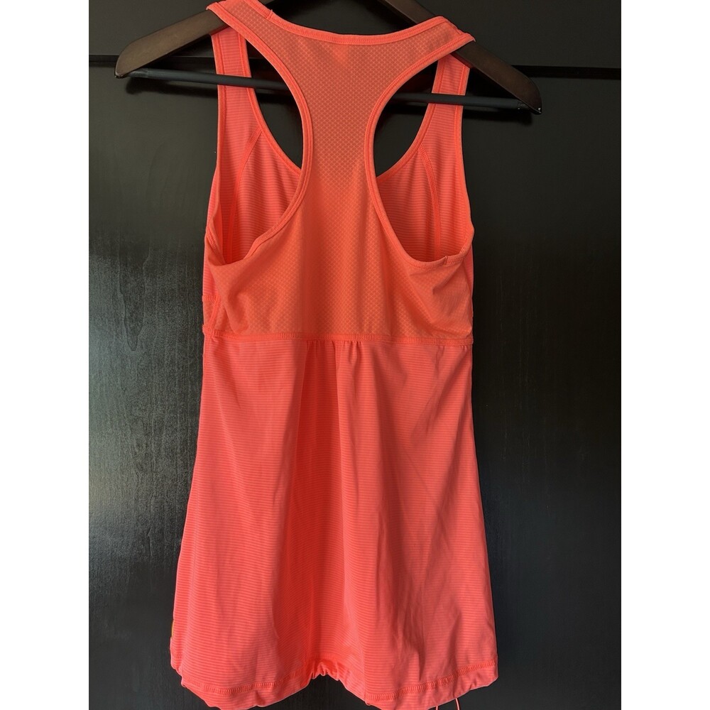 Lucy LucyPower Workout Racerback Tank Top Womens Bright Coral Pink Sz S - Picture 2 of 4